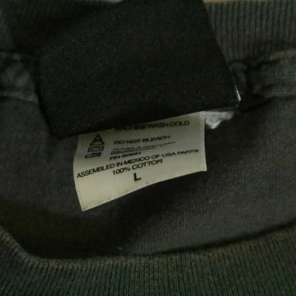 Vintage Official GUINNESS Charcoal Gray Shirt Sz LG Men XL Women - Picture 3 of 5